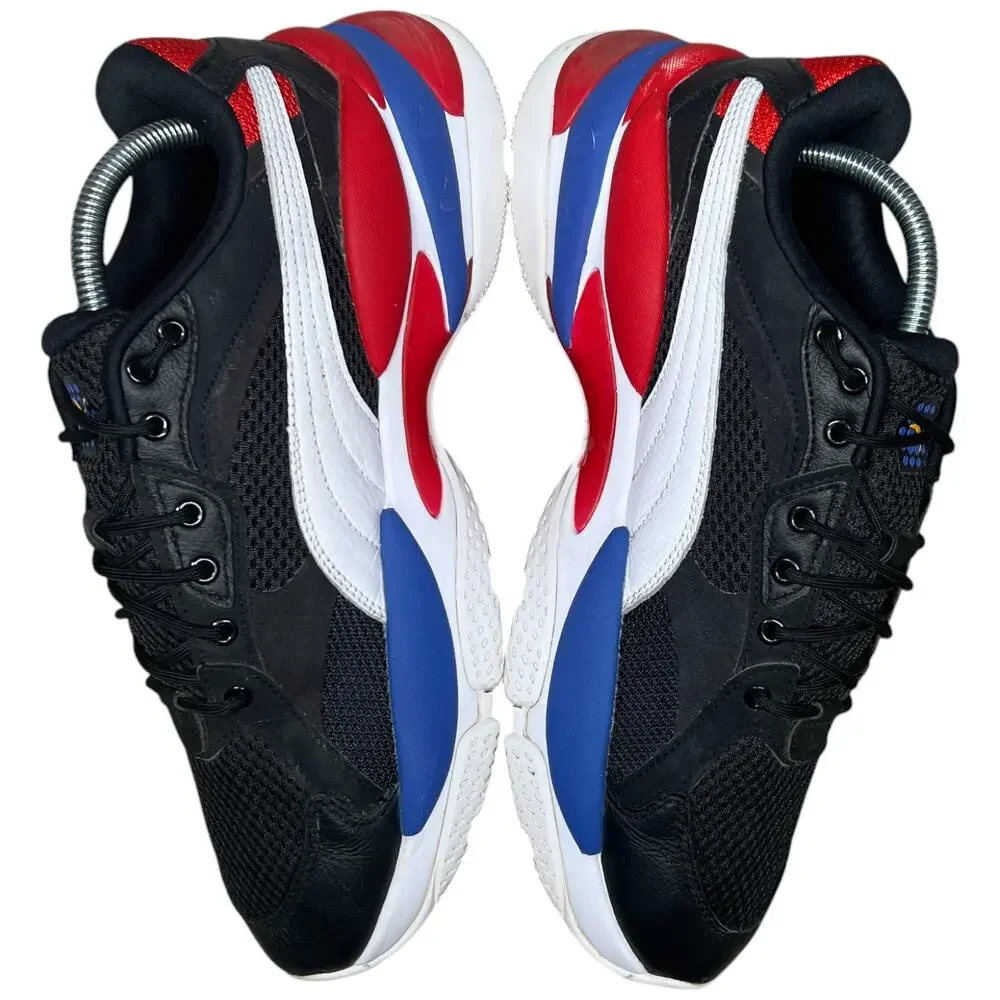 PUMA Lqdcell Epsilon Men's 9.5 Black Dazzling Blue Training Shoe Sneakers